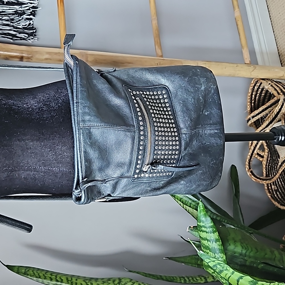 Studded Leather Crossbody bag